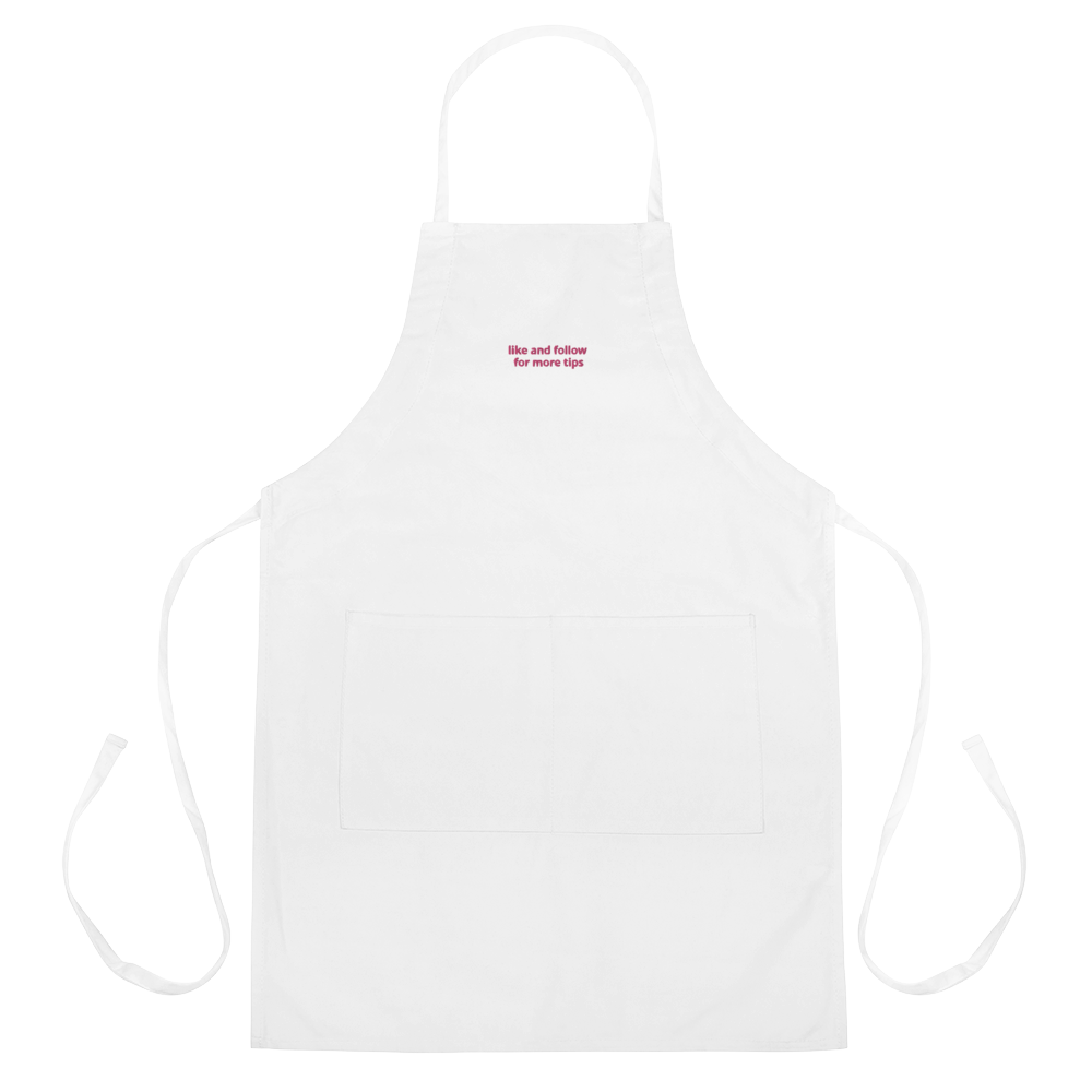 Like And Follow For More Tips Embroidered Apron