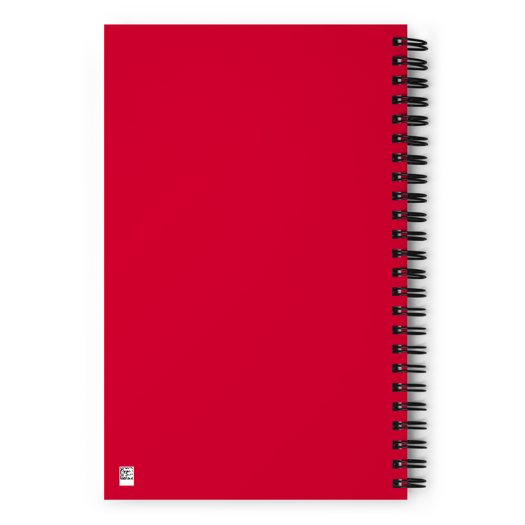 Scribble Scrabble Red Spiral Notebook